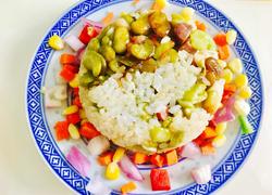 青蚕豆焖糯米饭