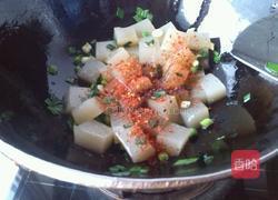 炒凉粉的做法图解4