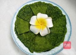 菠菜汁鸡蛋饼的做法图解7