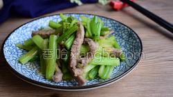 芹菜炒牛肉的做法图解24