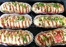 葱香火腿芝士面包的做法图解13