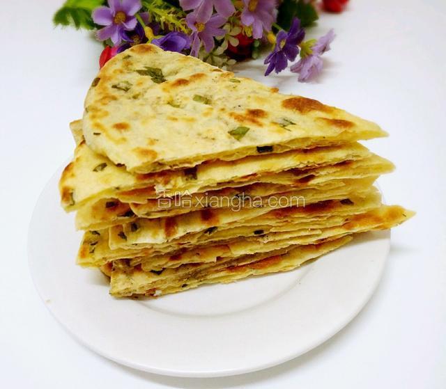椒盐油葱饼