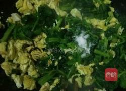 菠菜炒鸡蛋的做法图解4