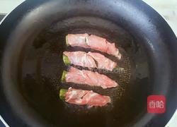 香煎牛肉秋葵卷的做法图解5