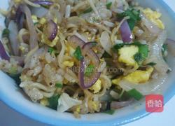 炒面加点米饭的做法图解4