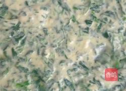 苜蓿鸡蛋饼的做法图解5