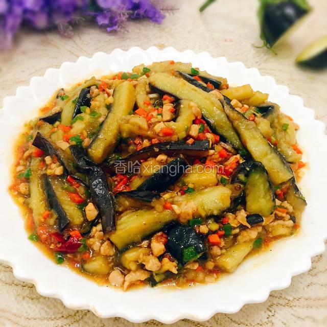 一道油而不腻的肉末茄子就可享用啦~