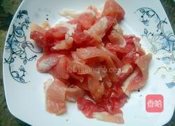 黄瓜青椒肉片的做法图解2