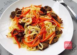 牛肉甘筍意大利面的做法图解11