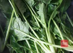 蚝油小酱拌菠菜的做法图解1