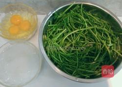 包子馅……苜蓿鸡蛋粉丝馅的做法图解1