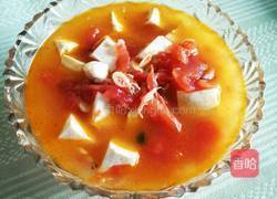 番茄豆腐虾皮汤的做法图解6