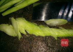 炒莴笋的做法图解4