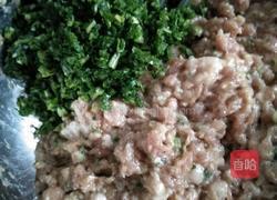 芹菜叶猪肉馅水饺的做法图解3