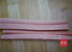 火腿爱心煎蛋的做法图解2