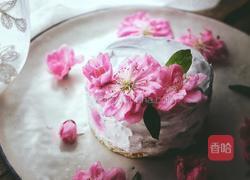 简单免打发的 桃花香草裸蛋糕的做法图解20