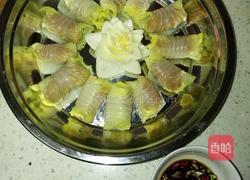 鹌鹑蛋娃娃菜卷肉的做法图解4