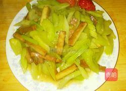西芹炒腐干的做法图解6