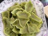 菠菜饺子（素馅）