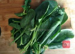 菠菜饺子(素馅)的做法图解1