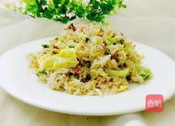 包菜炒饭的做法图解14