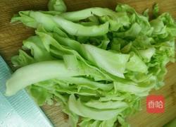 包菜炒饭的做法图解2