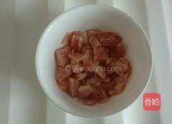 藕片炒肉丁的做法图解3