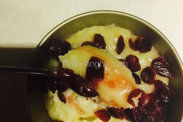 蔓越莓糯糯蒸糕 无黄油配方