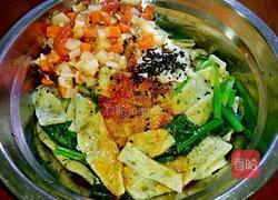 手擀菠菜面片的做法图解4