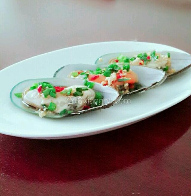 蒜蓉六月鲜蒸新西兰大青口