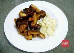 香菇炒小白菜的做法图解3