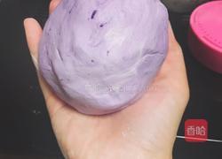 粉色紫薯汤圆的做法图解2