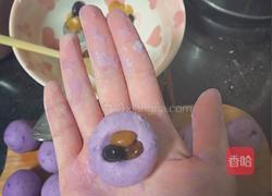 粉色紫薯汤圆的做法图解4
