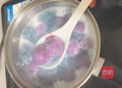 粉色紫薯汤圆的做法图解6