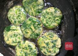 苜蓿鸡蛋饼的做法图解5