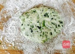 菠菜虾皮饼的做法图解5
