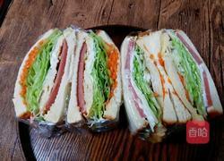 火腿三明治的做法图解10