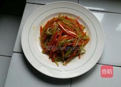 双色炒丝的做法图解1