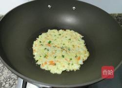 米饭鸡蛋饼的做法图解8