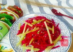 凉拌火龙果皮的做法图解8