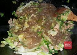 绿甘蓝炒粉条的做法图解9