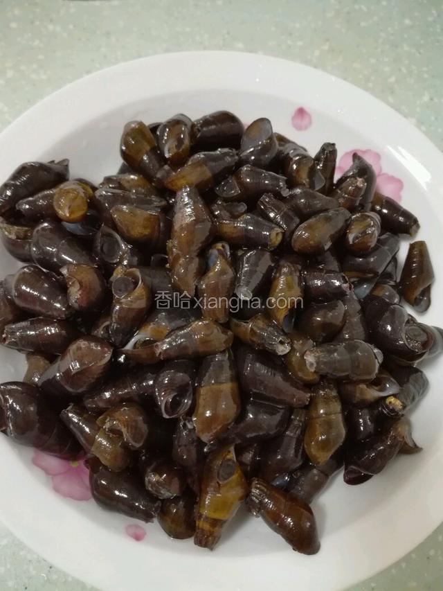 把坑螺多洗几遍洗到干净为止～