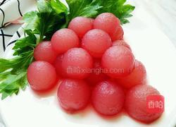 洛神花冬瓜球的做法图解2