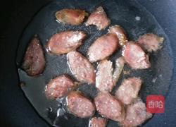 香肠孜然炒面的做法图解4