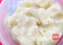 香椿肉末炒土豆泥的做法图解4