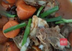 胡萝卜烧羊肉的做法图解4