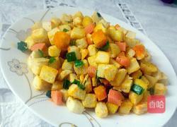 五彩馒头丁的做法图解8