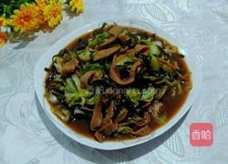 御帘豆腐海带烩包菜的做法图解8