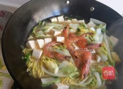 娃娃菜海鲜豆腐汤的做法图解8