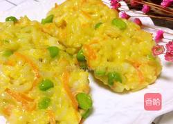 米饭也可以这么吃——米饭蔬菜煎饼的做法图解8